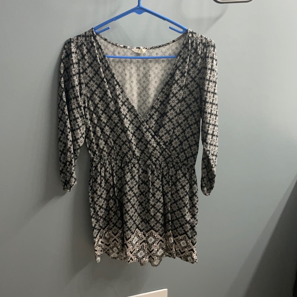 Aeropostale patterned romper